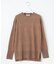 【洗える】CASHMERE BLEND クルーネック ニット