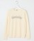 【洗える】CASHMERE BLEND ロゴ ニット