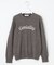 【洗える】CASHMERE BLEND ロゴ ニット