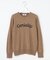 【洗える】CASHMERE BLEND ロゴ ニット