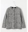 【洗える】TWEED KNIT ミドル カーディガン