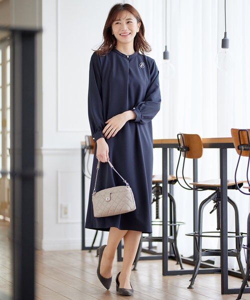 洗える・イージーケア】CUT GEORGETTE ワンピース｜ジェイ・プレスの