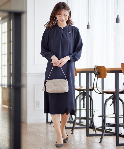 洗える・イージーケア】CUT GEORGETTE ワンピース｜ジェイ・プレスの