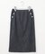 【洗える】 セルロースシャンブレー タイト ナロー スカート