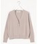 【洗える】 Co/Peライト Vネック ショート カーディガン