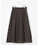 【WEB限定カラーあり・洗える】 ブライトスパンボイル スカート