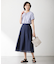 【WEB限定カラーあり・洗える】 ブライトスパンボイル スカート