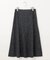 【洗える・イージーケア】スパンローンランダムドット スカート