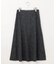 【洗える・イージーケア】スパンローンランダムドット スカート