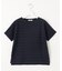【洗える・抗菌防臭】Pattern シャドーボーダー ニット Tシャツ