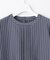 ストライプジャージー ピンタック カットソー