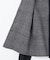 【リバーシブル】ウールナイロン リバー チェック ショート コート