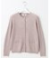 【洗える】KNIT BASIC クルーネック カーディガン