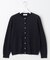 【洗える】KNIT BASIC クルーネック カーディガン