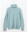 【洗える】CASHMERE BLEND タートルネック ニット