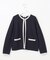 【WEB限定カラーあり・洗える】TRIM RAYON STRETCH カーディガン