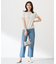 【洗える】BASIC STRETCH DENIM ボーイフィット パンツ