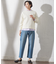 【洗える】BASIC STRETCH DENIM ボーイフィット パンツ