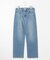 【洗える】BASIC STRETCH DENIM ボーイフィット パンツ