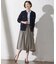 【洗える】DAILY TWEED ニット アウター