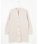 【洗える】ORGANIC GASS COTTON キーネック カーディガン