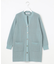 【洗える】ORGANIC GASS COTTON キーネック カーディガン