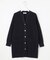 【洗える】ORGANIC GASS COTTON キーネック カーディガン