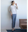 【着丈が選べる・セットアップ対応・洗える・撥水・防汚】コットンFITTYシャーク テーパード パンツ