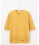 【洗える】COTTON LINEN Vネック ニット