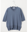 【洗える】COTTON LINEN Vネック ニット