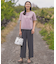 【WEB限定カラーあり・洗える】Lightジョーゼット ワイド パンツ