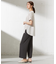 【WEB限定カラーあり・洗える】Lightジョーゼット ワイド パンツ