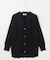 【洗える】SILKY RAYON STRETCH Vネック カーディガン
