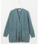 【洗える】SILKY RAYON STRETCH Vネック カーディガン