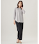 【洗える】PLAIN WEAVE トロ  テーパード パンツ