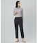 【洗える】PLAIN WEAVE トロ  テーパード パンツ