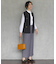 【洗える】T/Rウォッシャブルギャバ ワイド パンツ