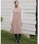 【洗える】CLOTH COMBI KNIT ワンピース