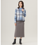 【WEB限定カラーあり・洗える】ダンボール ナロー スカート