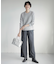 【WEB限定カラーあり・洗える】EIGER CORD ALAN クルーネックプルオーバー ニット