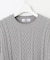 【WEB限定カラーあり・洗える】EIGER CORD ALAN クルーネックプルオーバー ニット