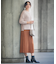 【WEB限定カラーあり・洗える】EIGER CORD ALAN クルーネックプルオーバー ニット