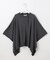 【洗える】SOFT TOUCH WOOL ニット ポンチョ