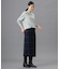 【洗える】CASHMERE BLEND スタンドカラー ニット