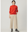 【洗える】CASHMERE BLEND スタンドカラー ニット