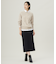 【洗える】CASHMERE BLEND スタンドカラー ニット