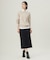【洗える】CASHMERE BLEND スタンドカラー ニット