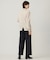 【洗える】CASHMERE BLEND スタンドカラー ニット