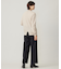【洗える】CASHMERE BLEND スタンドカラー ニット