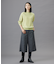 【洗える】CASHMERE BLEND スタンドカラー ニット